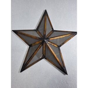 Primitive 20" Bombay Company Metal 5 Point Mirror Star